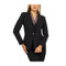 YESZEE Giacca blazer Giacca Donna slim monopetto Nero A24 - YESZEEG030C100 - 0801 - S - Francavilla Moda